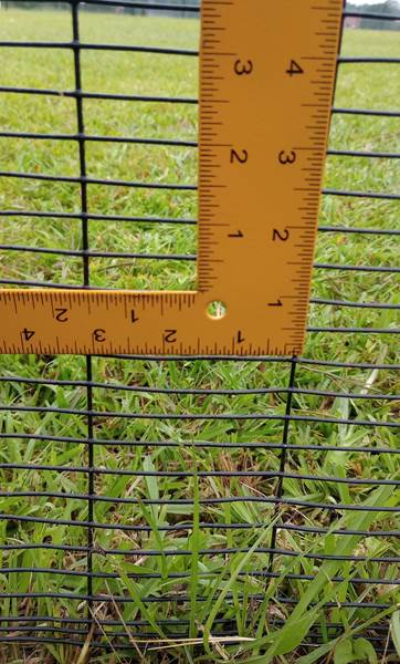 Critterfence Black 16GA Graduated Welded Wire Fence 8 x 100 NEW - 680332612050b