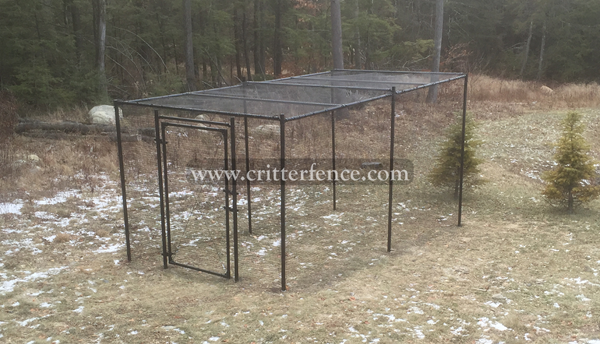 Fence Kit With Top 4 (7.5 tall x 112 Square Feet All Metal) - 685248511718